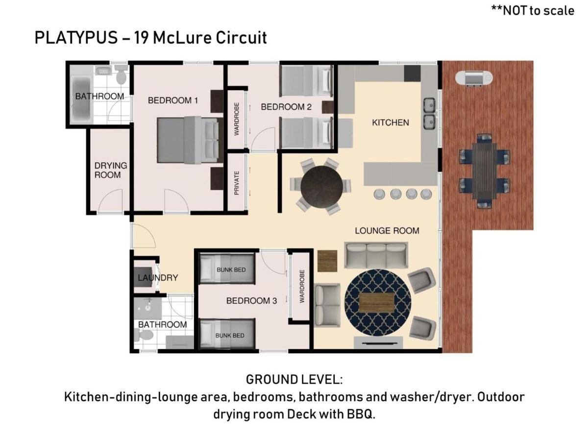 ジンダバイン Platypus 19 Mclure Circuitヴィラ エクステリア 写真